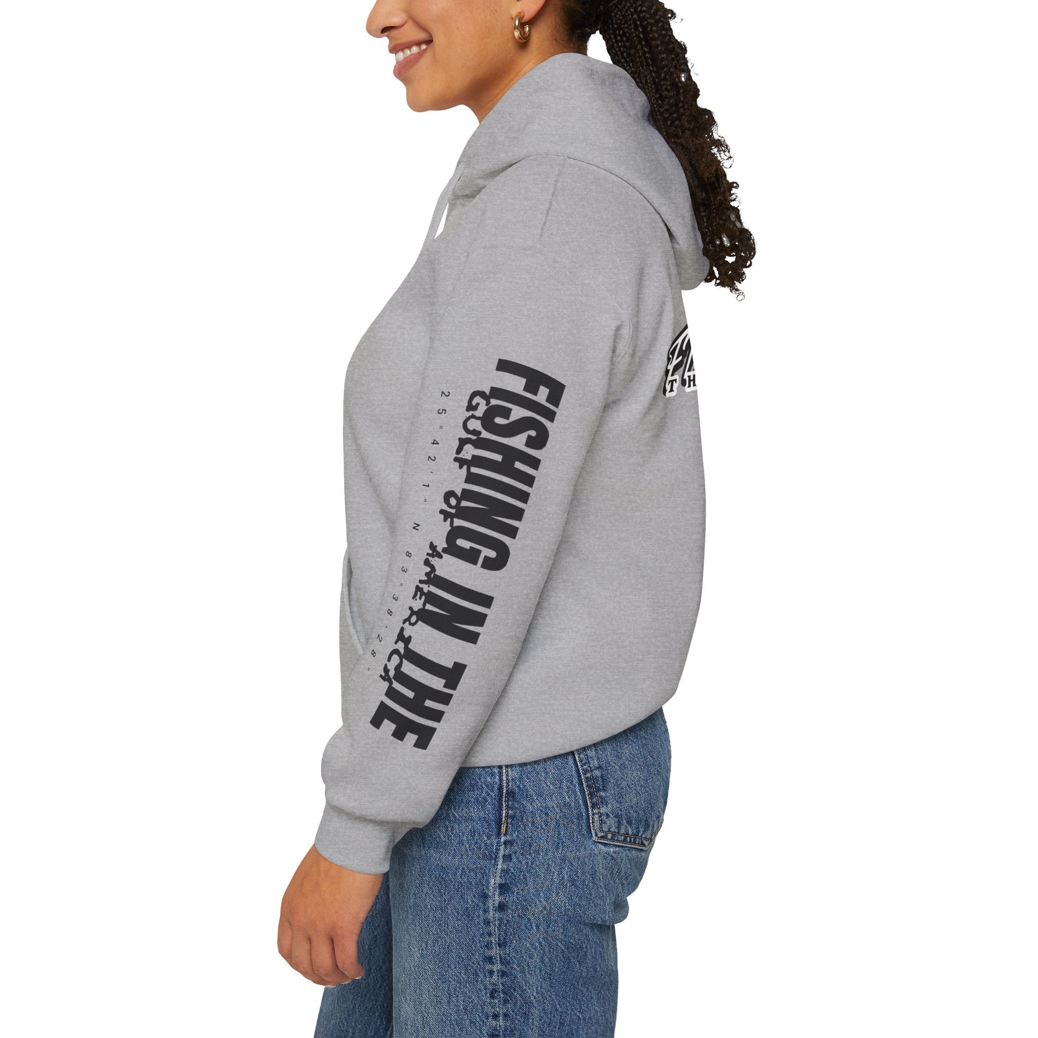 Fishing In The Gulf Hoodie - Unisex Heavy Blend Sweatshirt for Fishing Lovers - Get Tight Gear