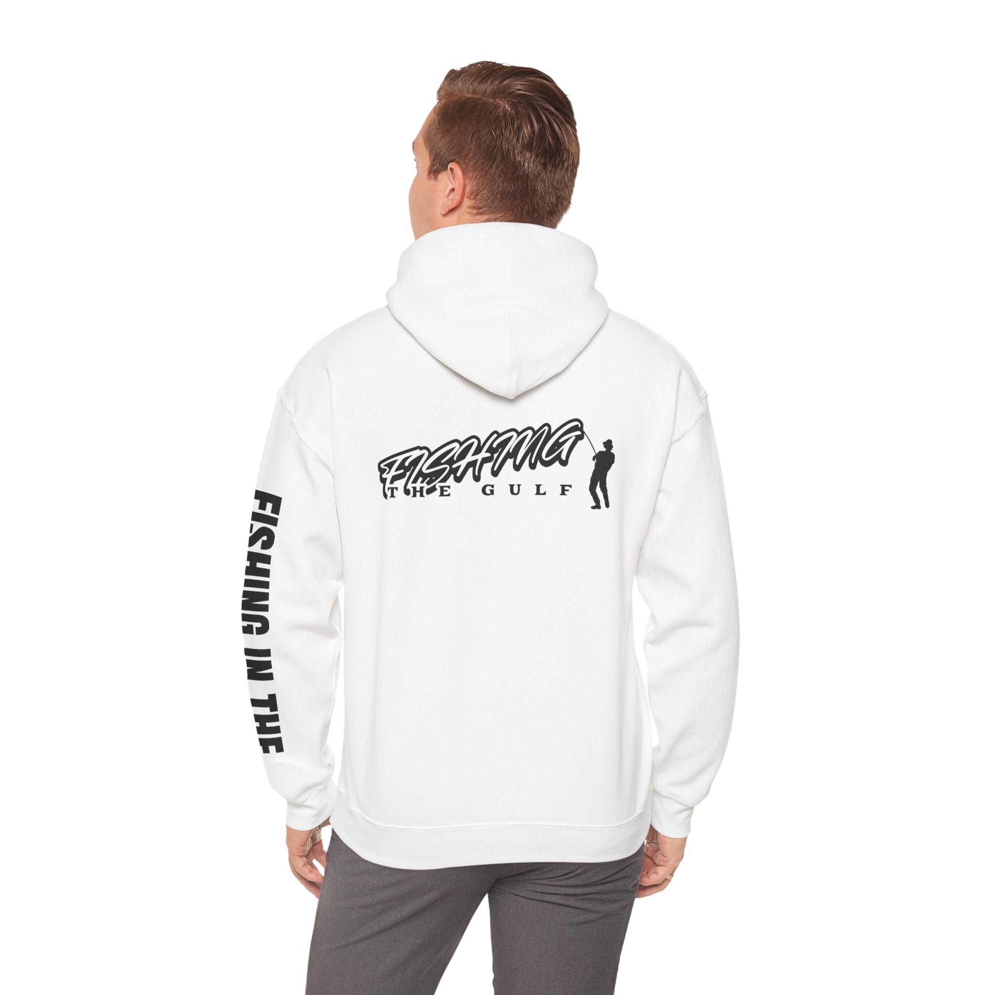 Fishing In The Gulf Hoodie - Unisex Heavy Blend Sweatshirt for Fishing Lovers - Get Tight Gear