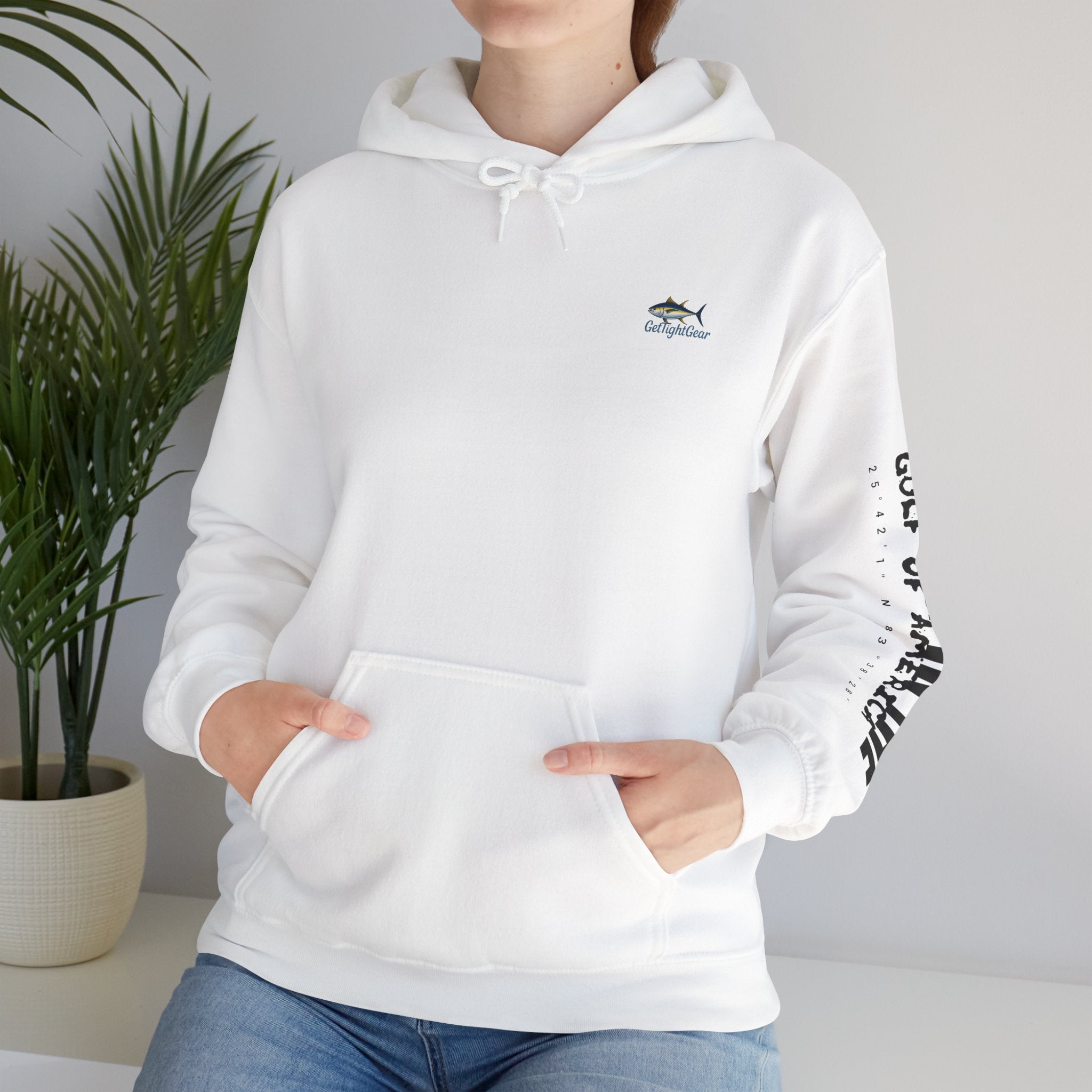 Fishing In The Gulf Hoodie - Unisex Heavy Blend Sweatshirt for Fishing Lovers - Get Tight Gear
