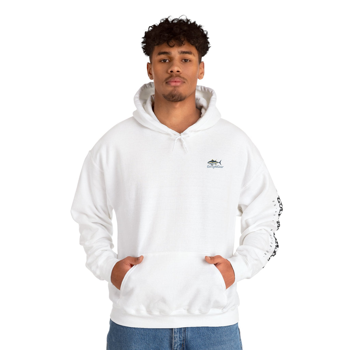 Fishing In The Gulf Hoodie - Unisex Heavy Blend Sweatshirt for Fishing Lovers - Get Tight Gear