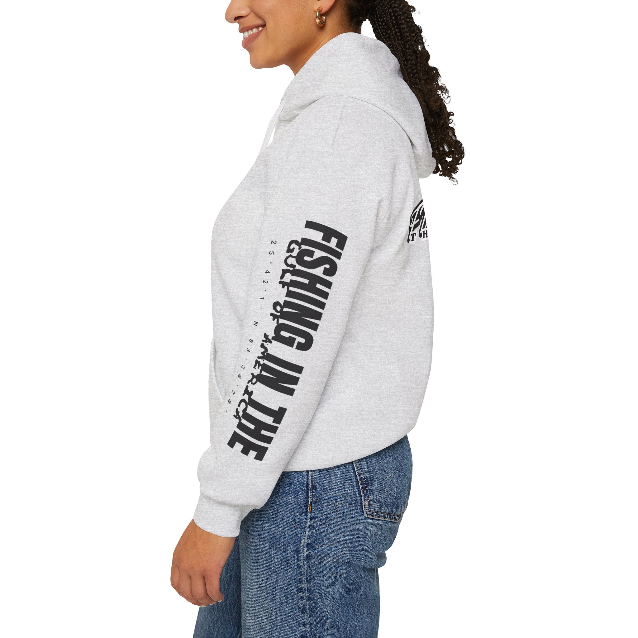 Fishing In The Gulf Hoodie - Unisex Heavy Blend Sweatshirt for Fishing Lovers - Get Tight Gear