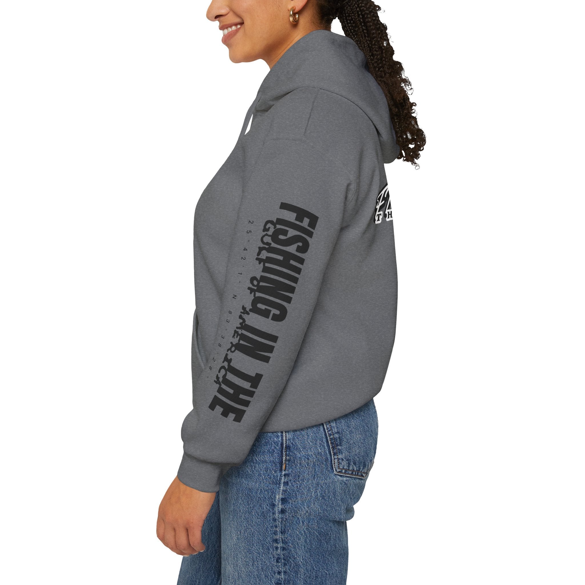 Fishing In The Gulf Hoodie - Unisex Heavy Blend Sweatshirt for Fishing Lovers - Get Tight Gear