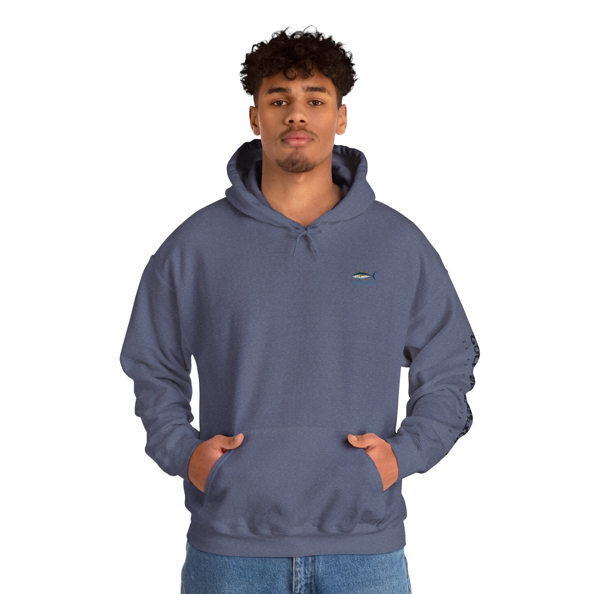 Fishing In The Gulf Hoodie - Unisex Heavy Blend Sweatshirt for Fishing Lovers - Get Tight Gear