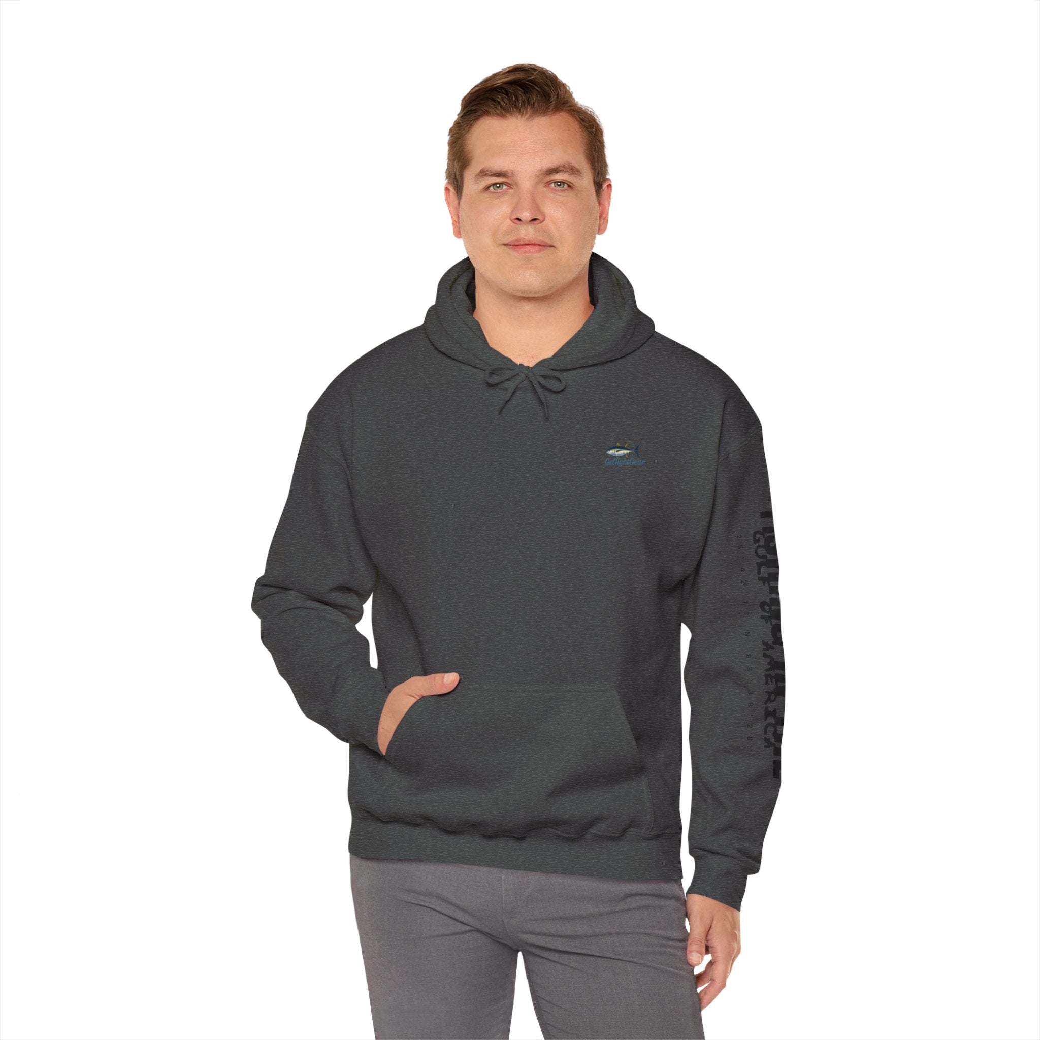 Fishing In The Gulf Hoodie - Unisex Heavy Blend Sweatshirt for Fishing Lovers - Get Tight Gear