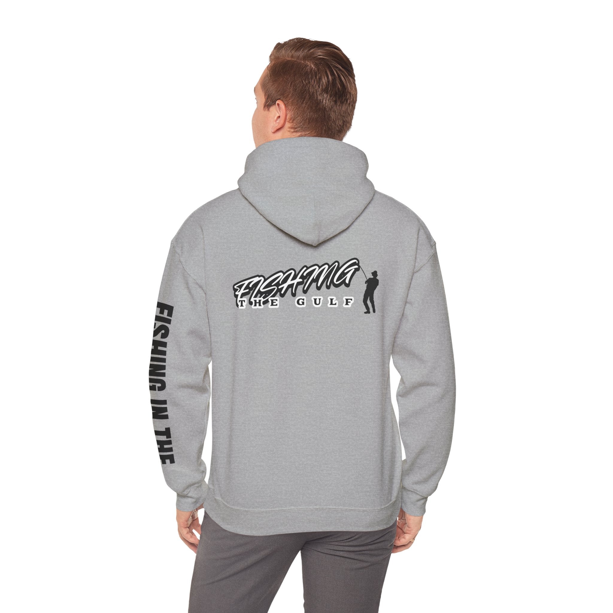 Fishing In The Gulf Hoodie - Unisex Heavy Blend Sweatshirt for Fishing Lovers - Get Tight Gear