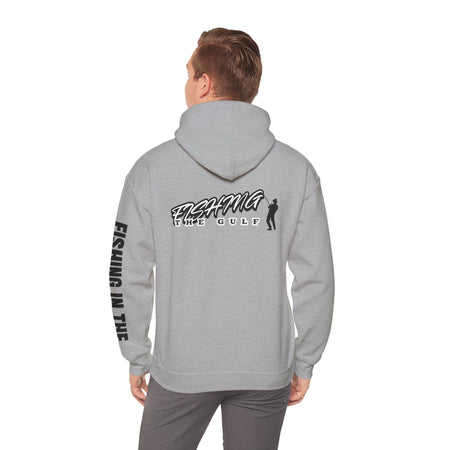 Fishing In The Gulf Hoodie - Unisex Heavy Blend Sweatshirt for Fishing Lovers - Get Tight Gear