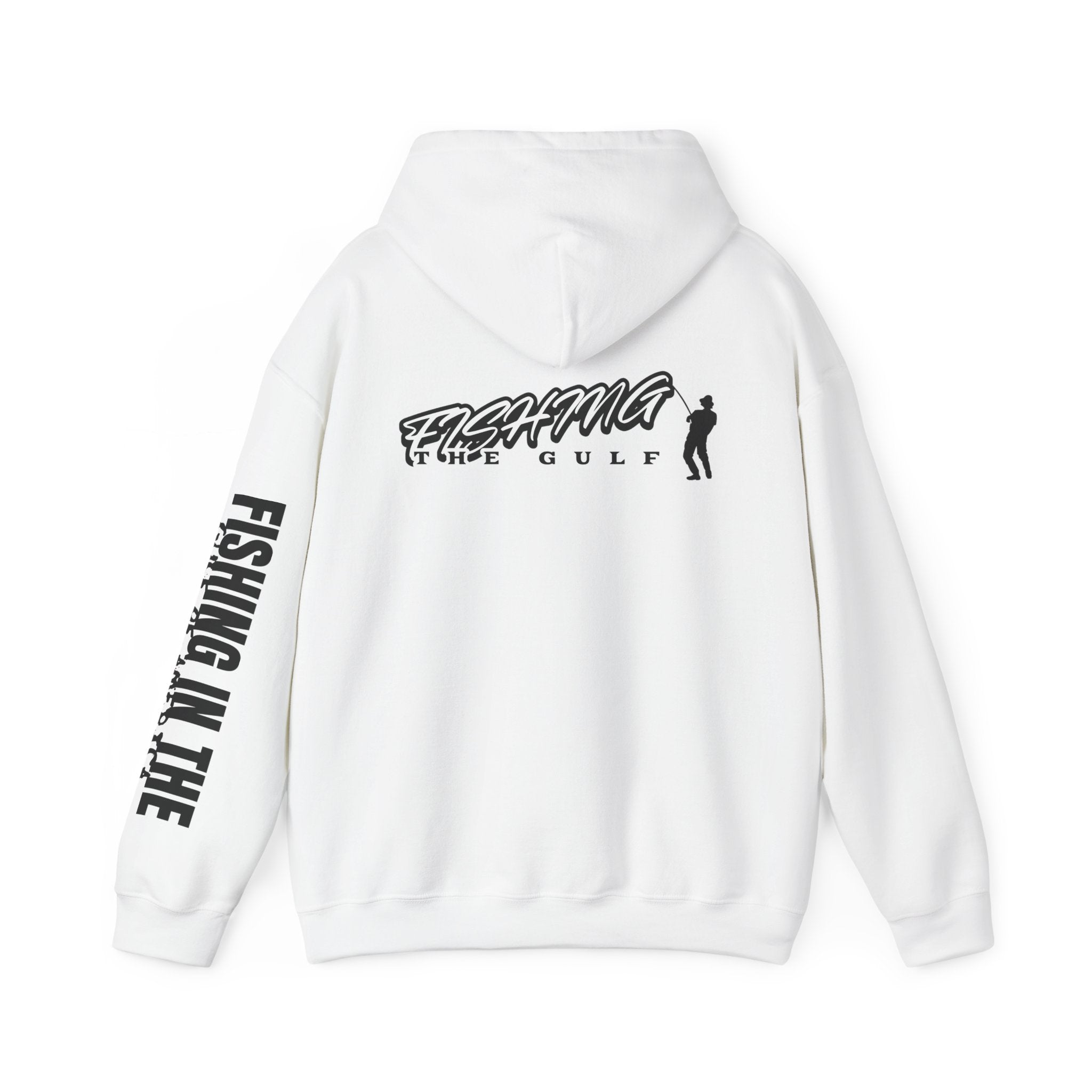Fishing In The Gulf Hoodie - Unisex Heavy Blend Sweatshirt for Fishing Lovers - Get Tight Gear