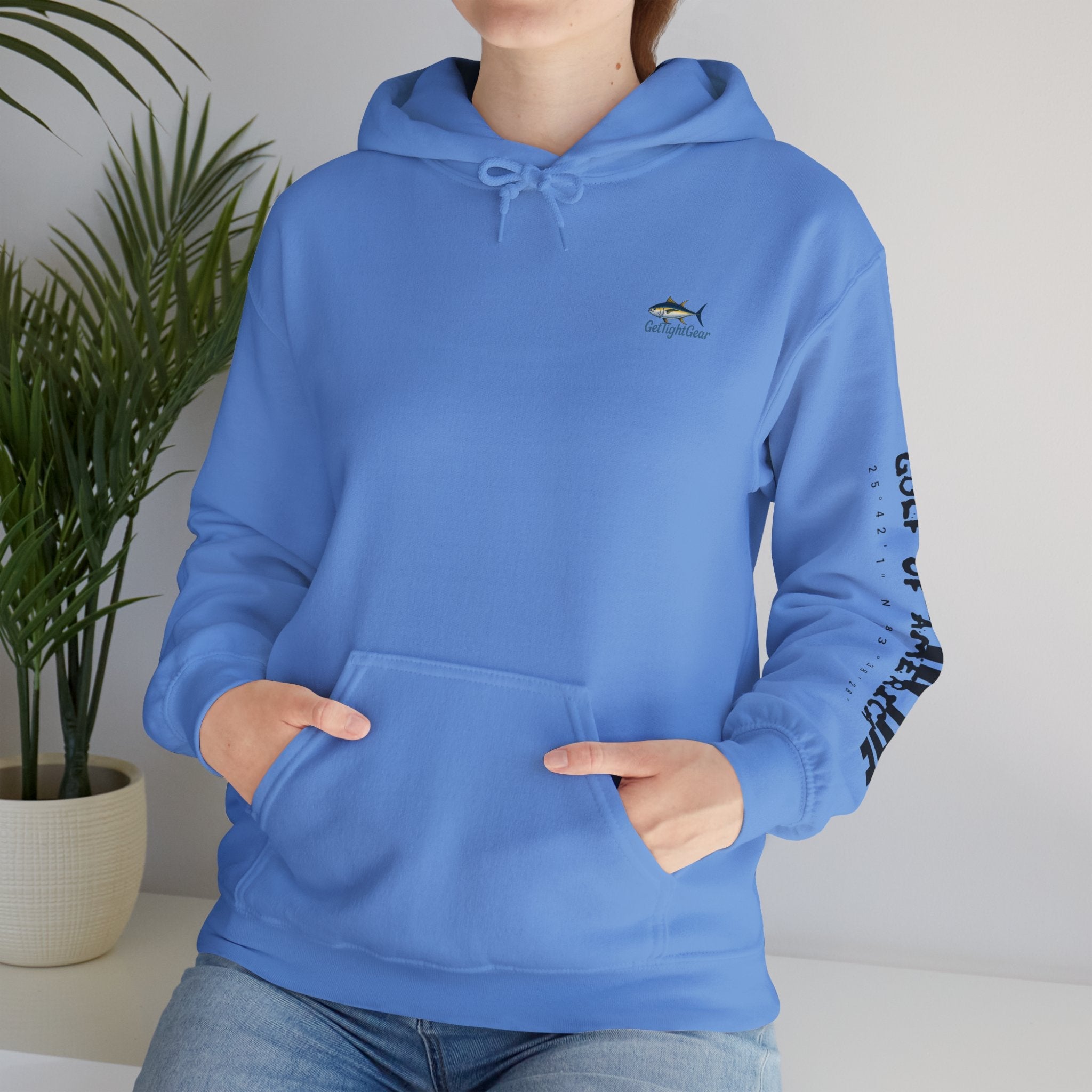 Fishing In The Gulf Hoodie - Unisex Heavy Blend Sweatshirt for Fishing Lovers - Get Tight Gear