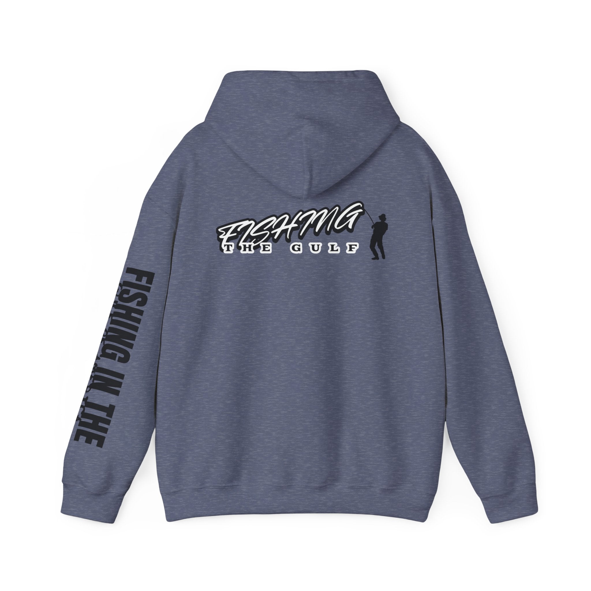Fishing In The Gulf Hoodie - Unisex Heavy Blend Sweatshirt for Fishing Lovers - Get Tight Gear