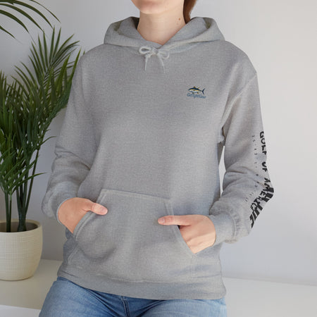 Fishing In The Gulf Hoodie - Unisex Heavy Blend Sweatshirt for Fishing Lovers - Get Tight Gear