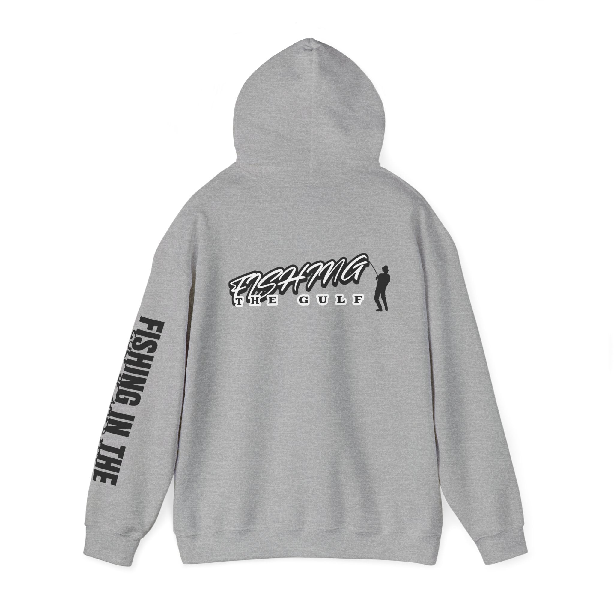 Fishing In The Gulf Hoodie - Unisex Heavy Blend Sweatshirt for Fishing Lovers - Get Tight Gear