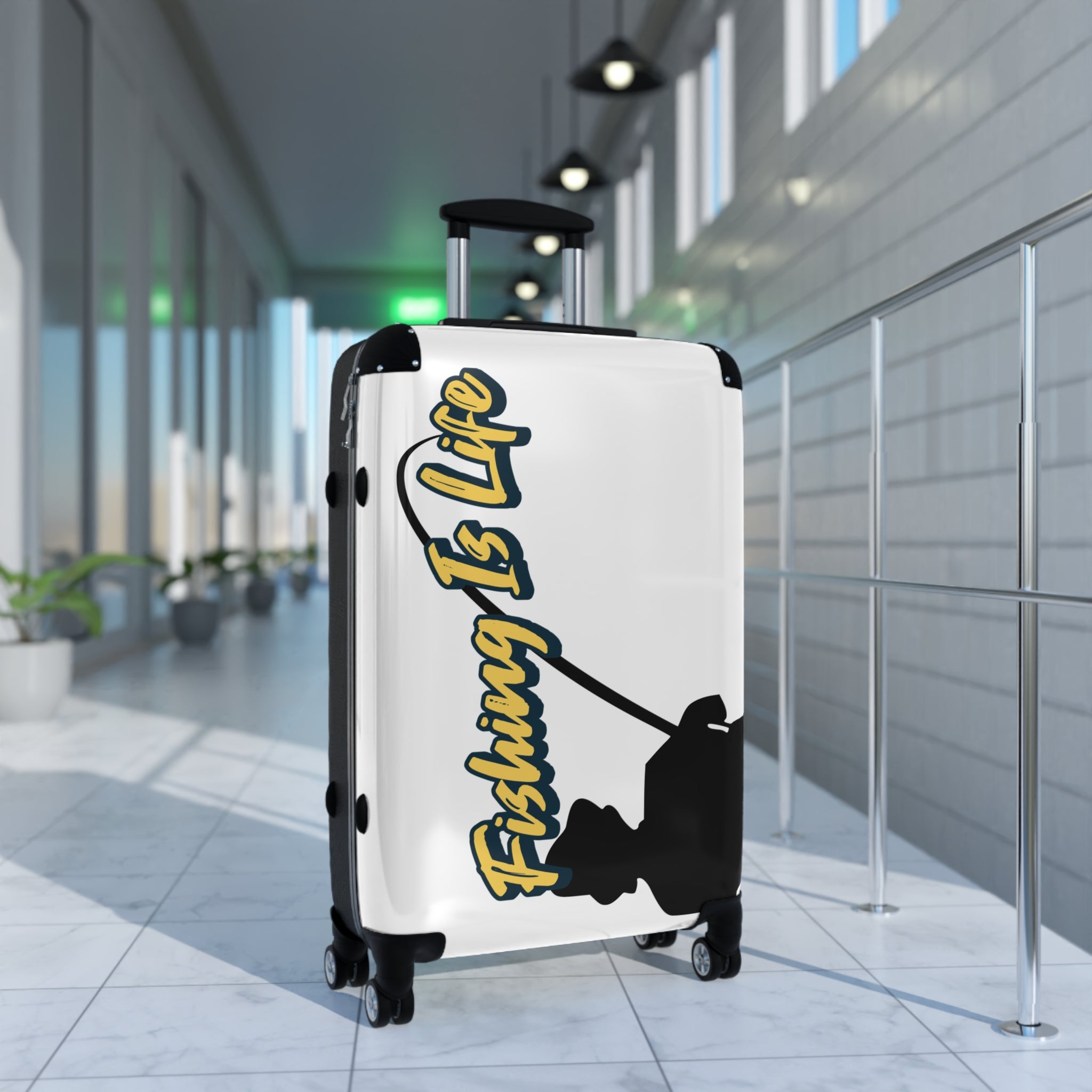 Fishing Is Life Carry - On Suitcase for Adventure Lovers - Get Tight Gear