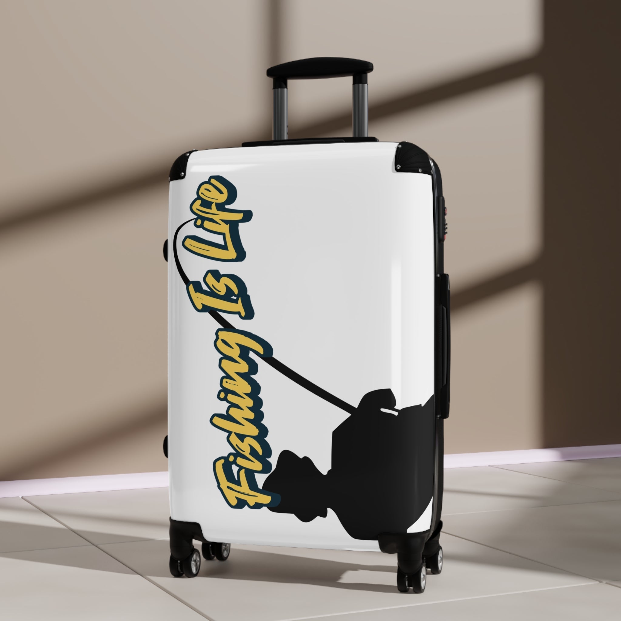 Fishing Is Life Carry - On Suitcase for Adventure Lovers - Get Tight Gear