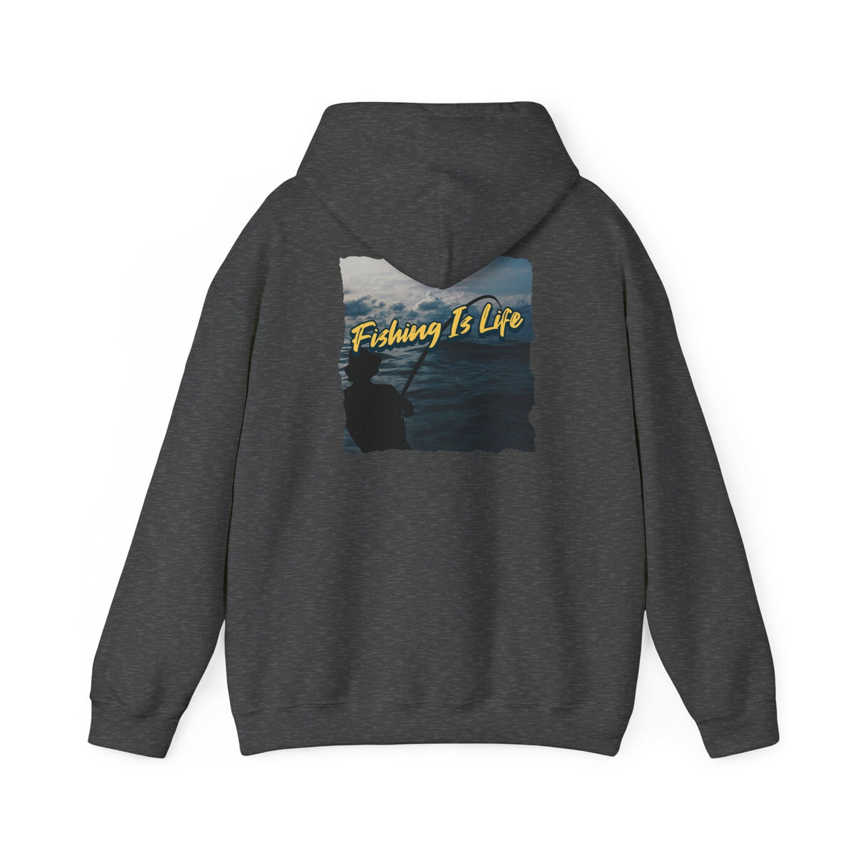 Fishing Is Life Hoodie - Unisex Heavy Blend Sweatshirt for Fishing Lovers - Get Tight Gear