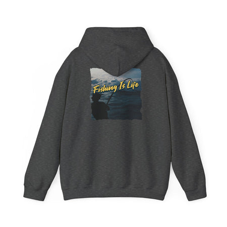 Fishing Is Life Hoodie - Unisex Heavy Blend Sweatshirt for Fishing Lovers - Get Tight Gear