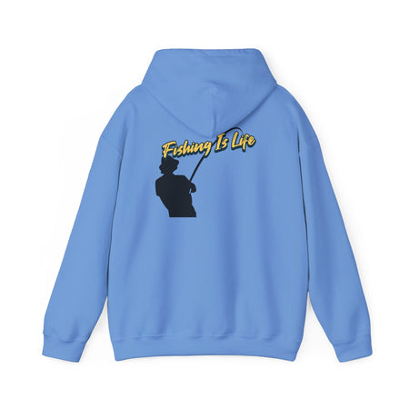Fishing Is Life Hoodie - Unisex Heavy Blend Sweatshirt for Fishing Lovers - Get Tight Gear