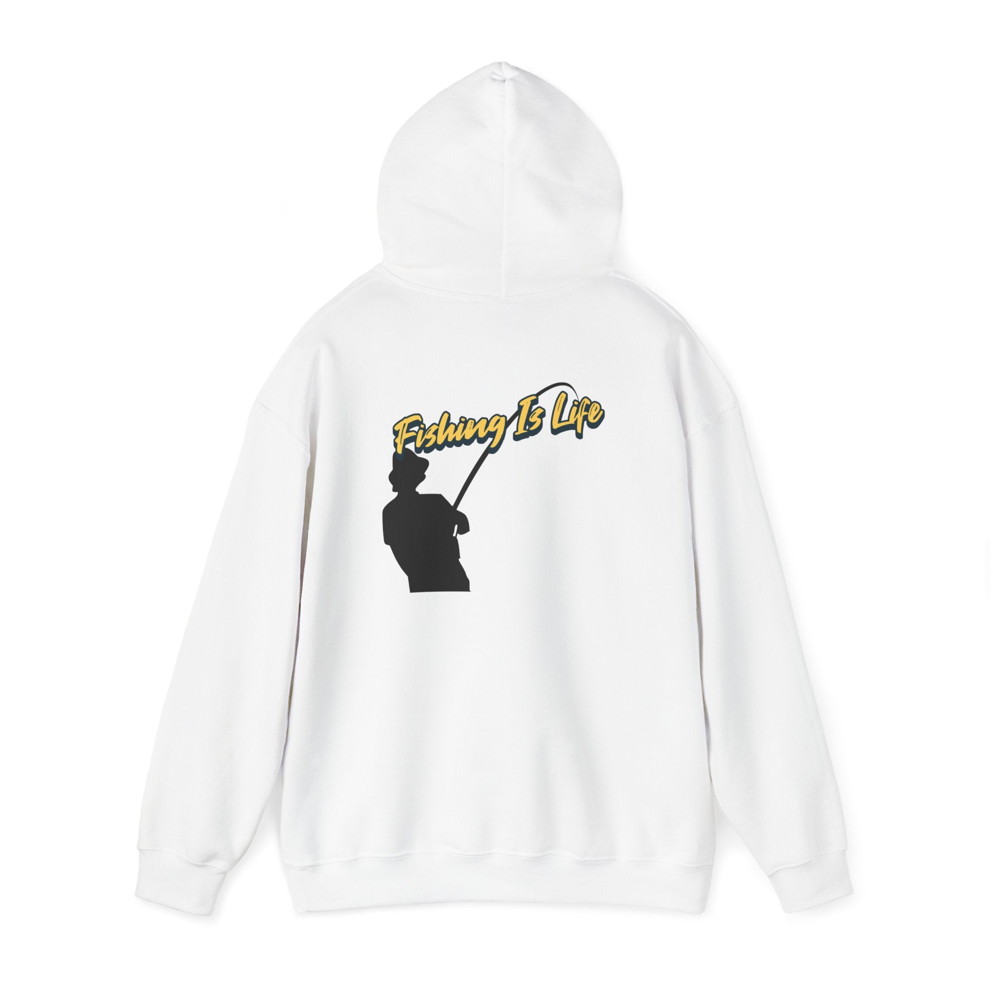 Fishing Is Life Hoodie - Unisex Heavy Blend Sweatshirt for Fishing Lovers - Get Tight Gear