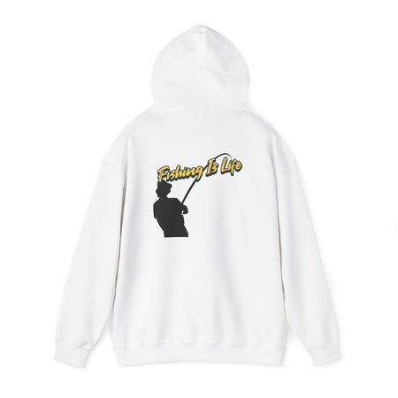 Fishing Is Life Hoodie - Unisex Heavy Blend Sweatshirt for Fishing Lovers - Get Tight Gear