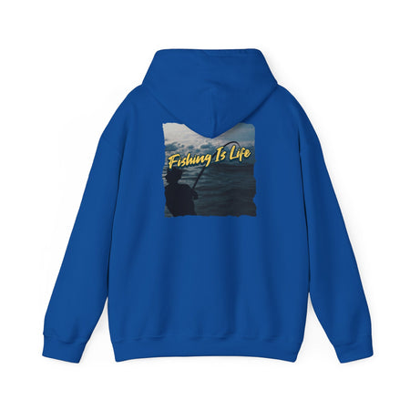 Fishing Is Life Hoodie - Unisex Heavy Blend Sweatshirt for Fishing Lovers - Get Tight Gear
