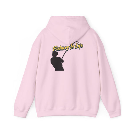Fishing Is Life Hoodie - Unisex Heavy Blend Sweatshirt for Fishing Lovers - Get Tight Gear