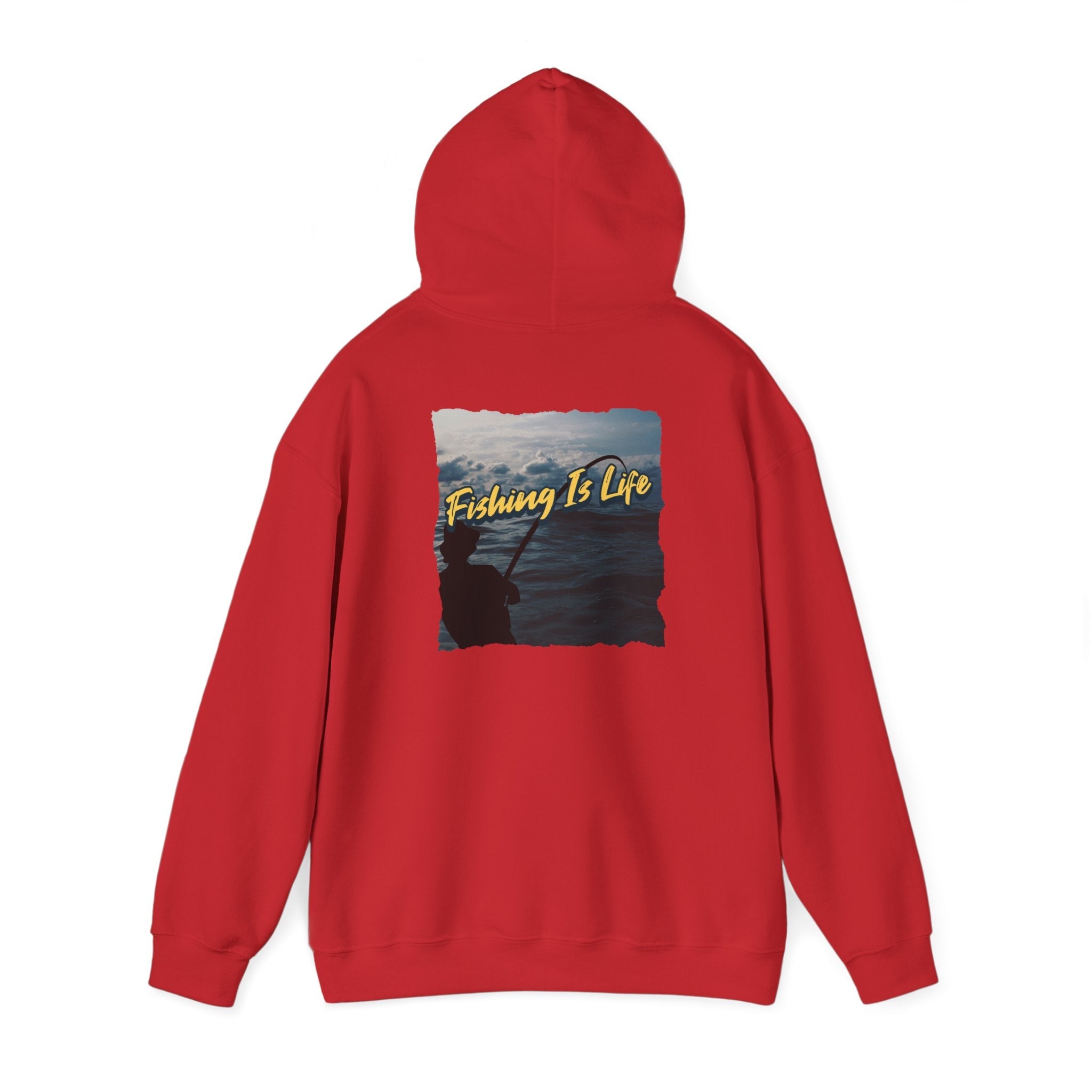 Fishing Is Life Hoodie - Unisex Heavy Blend Sweatshirt for Fishing Lovers - Get Tight Gear