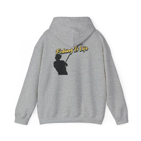 Fishing Is Life Hoodie - Unisex Heavy Blend Sweatshirt for Fishing Lovers - Get Tight Gear