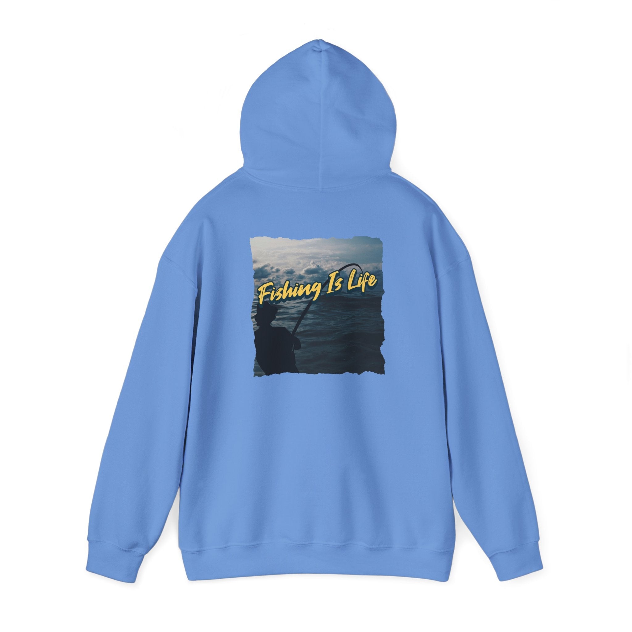 Fishing Is Life Hoodie - Unisex Heavy Blend Sweatshirt for Fishing Lovers - Get Tight Gear