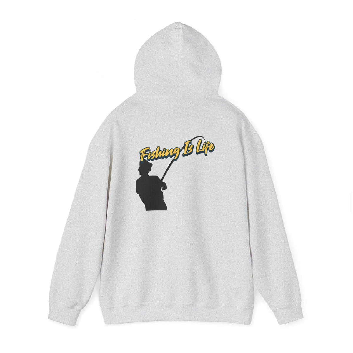 Fishing Is Life Hoodie - Unisex Heavy Blend Sweatshirt for Fishing Lovers - Get Tight Gear