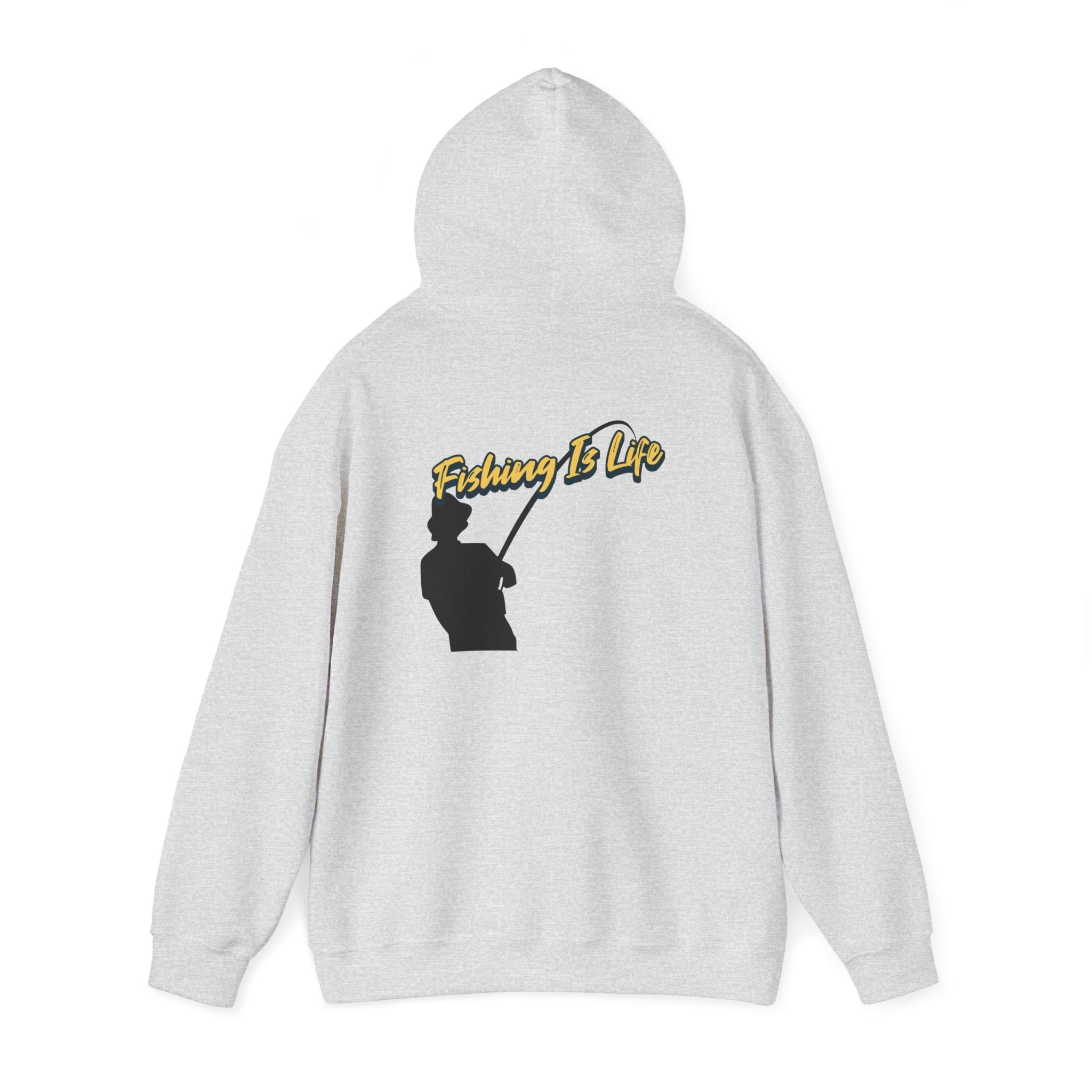 Fishing Is Life Hoodie - Unisex Heavy Blend Sweatshirt for Fishing Lovers - Get Tight Gear