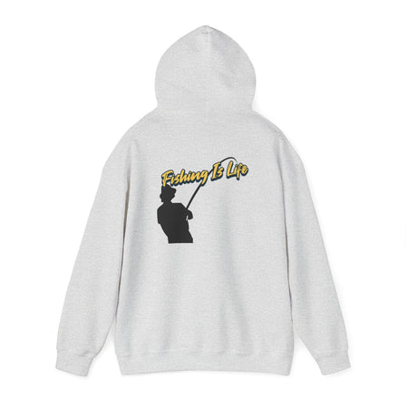 Fishing Is Life Hoodie - Unisex Heavy Blend Sweatshirt for Fishing Lovers - Get Tight Gear