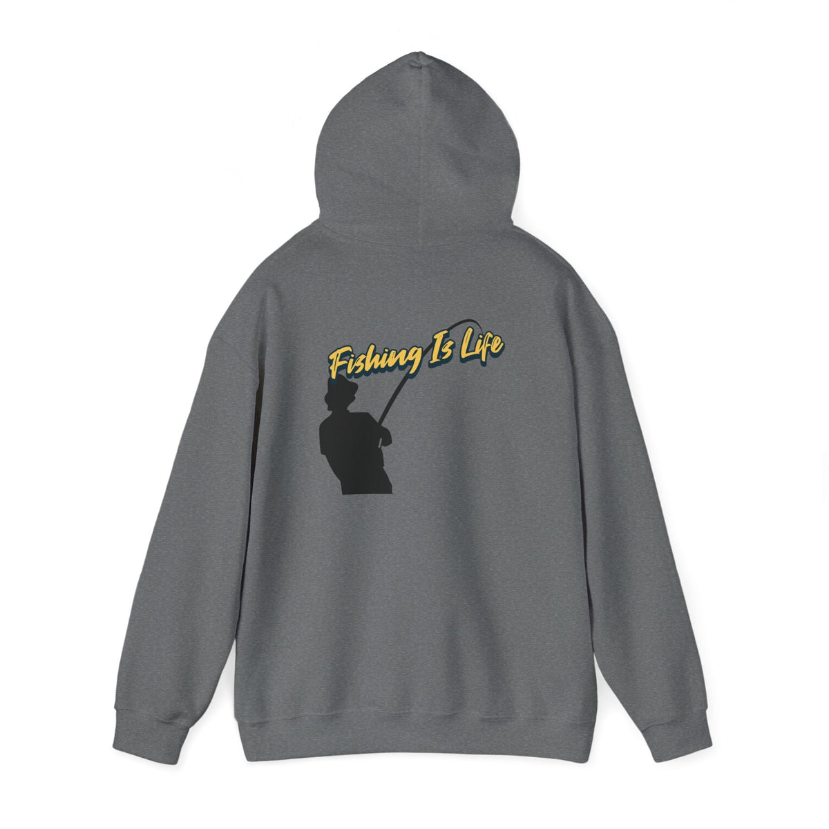 Fishing Is Life Hoodie - Unisex Heavy Blend Sweatshirt for Fishing Lovers - Get Tight Gear