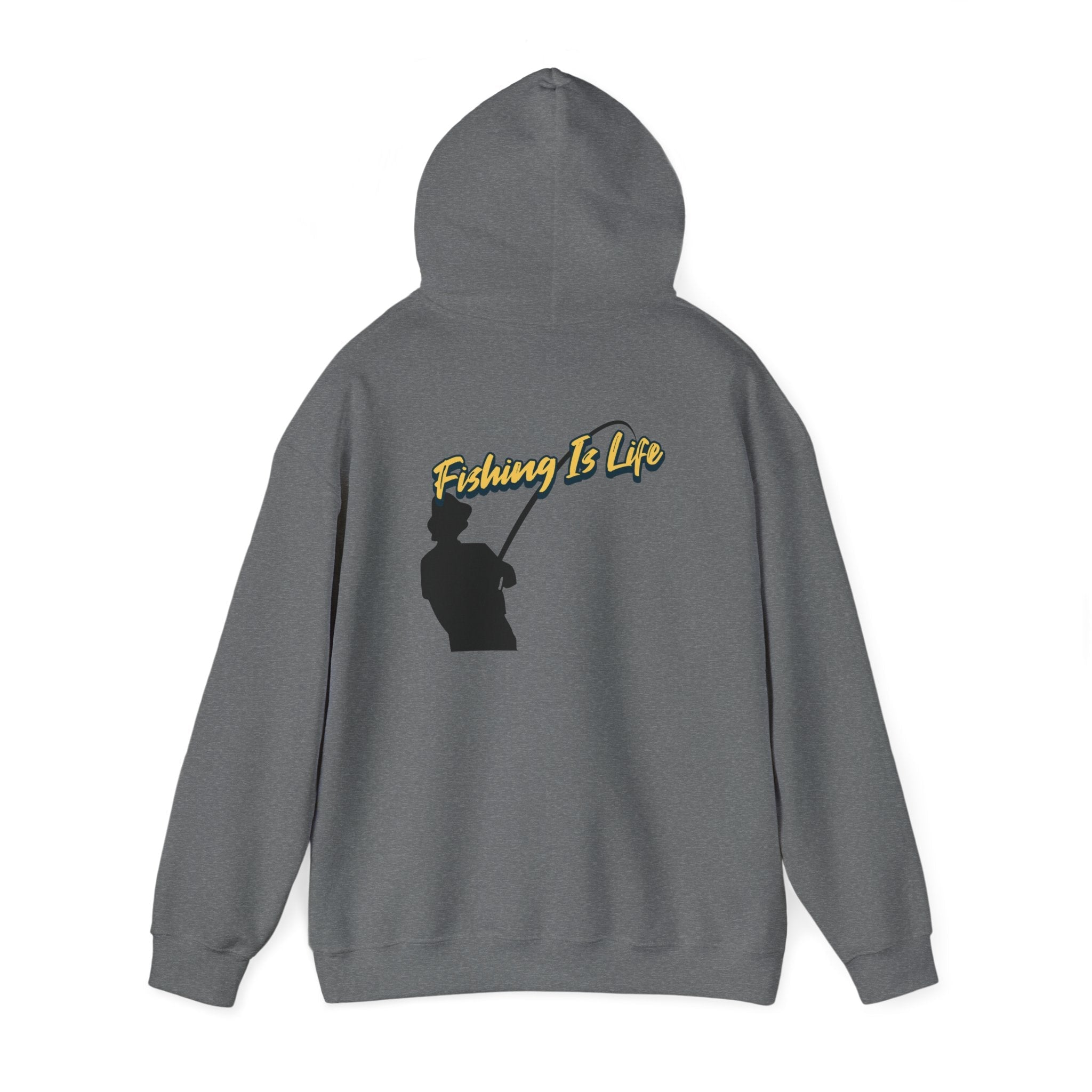 Fishing Is Life Hoodie - Unisex Heavy Blend Sweatshirt for Fishing Lovers - Get Tight Gear