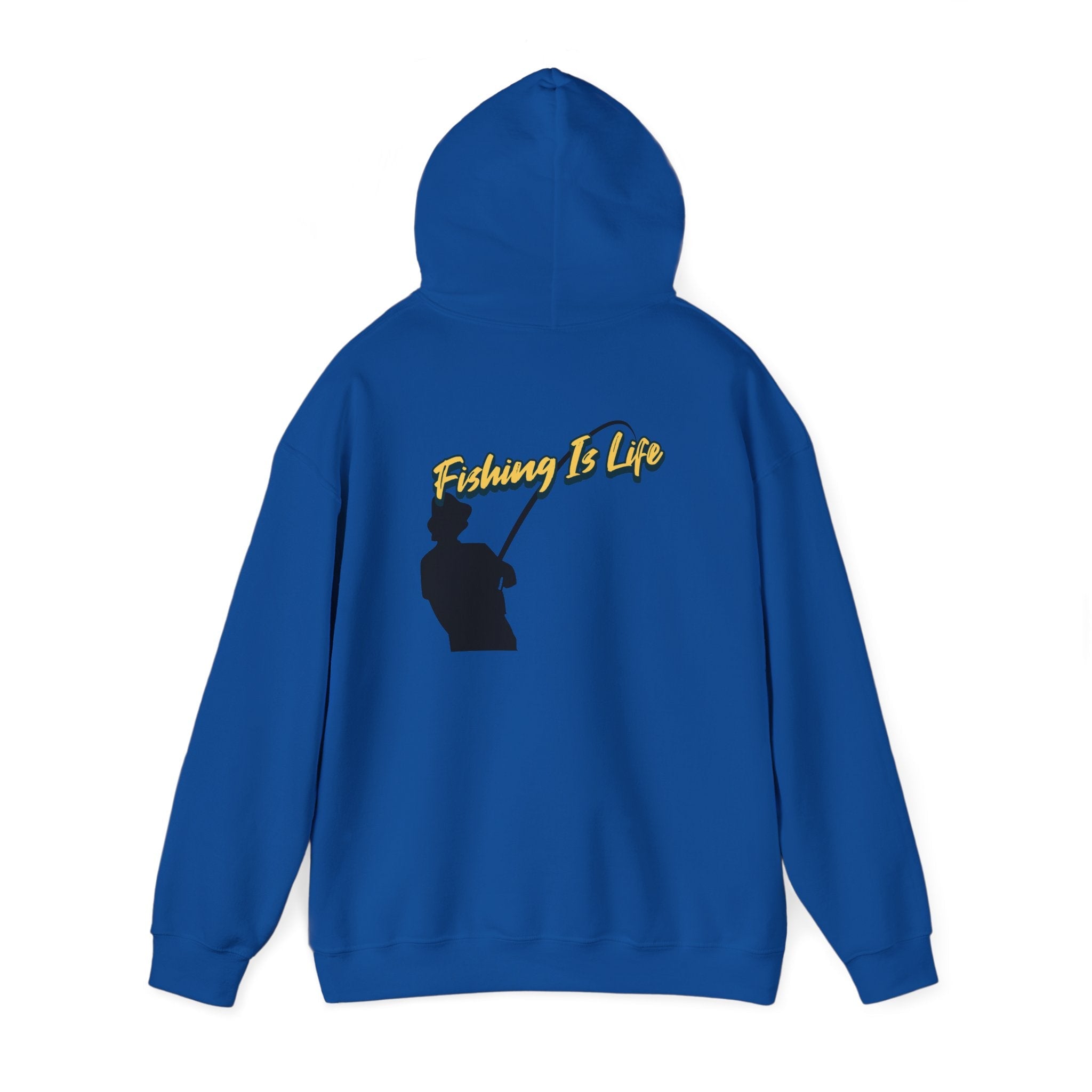 Fishing Is Life Hoodie - Unisex Heavy Blend Sweatshirt for Fishing Lovers - Get Tight Gear