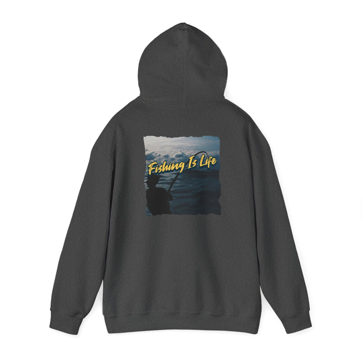 Fishing Is Life Hoodie - Unisex Heavy Blend Sweatshirt for Fishing Lovers - Get Tight Gear