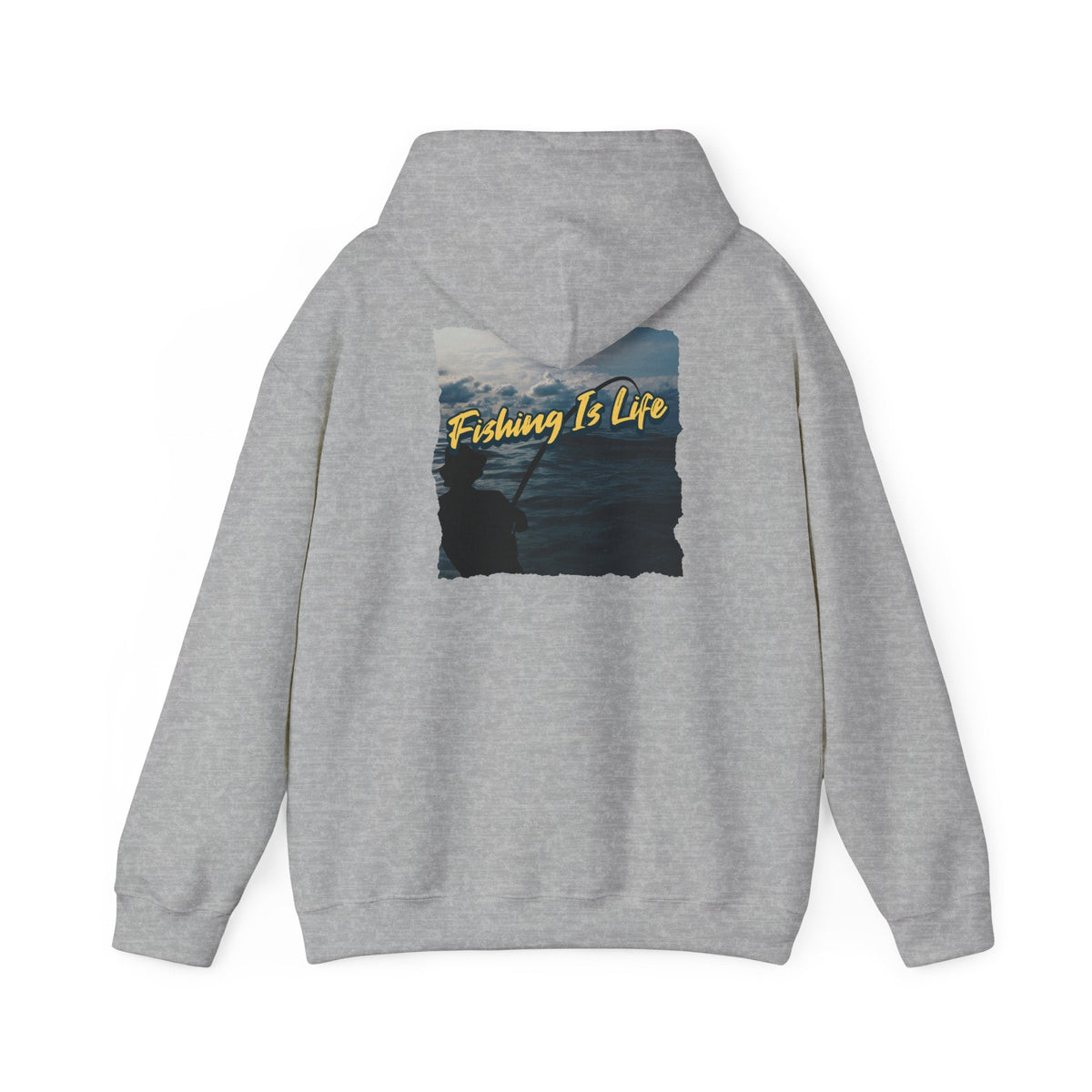 Fishing Is Life Hoodie - Unisex Heavy Blend Sweatshirt for Fishing Lovers - Get Tight Gear