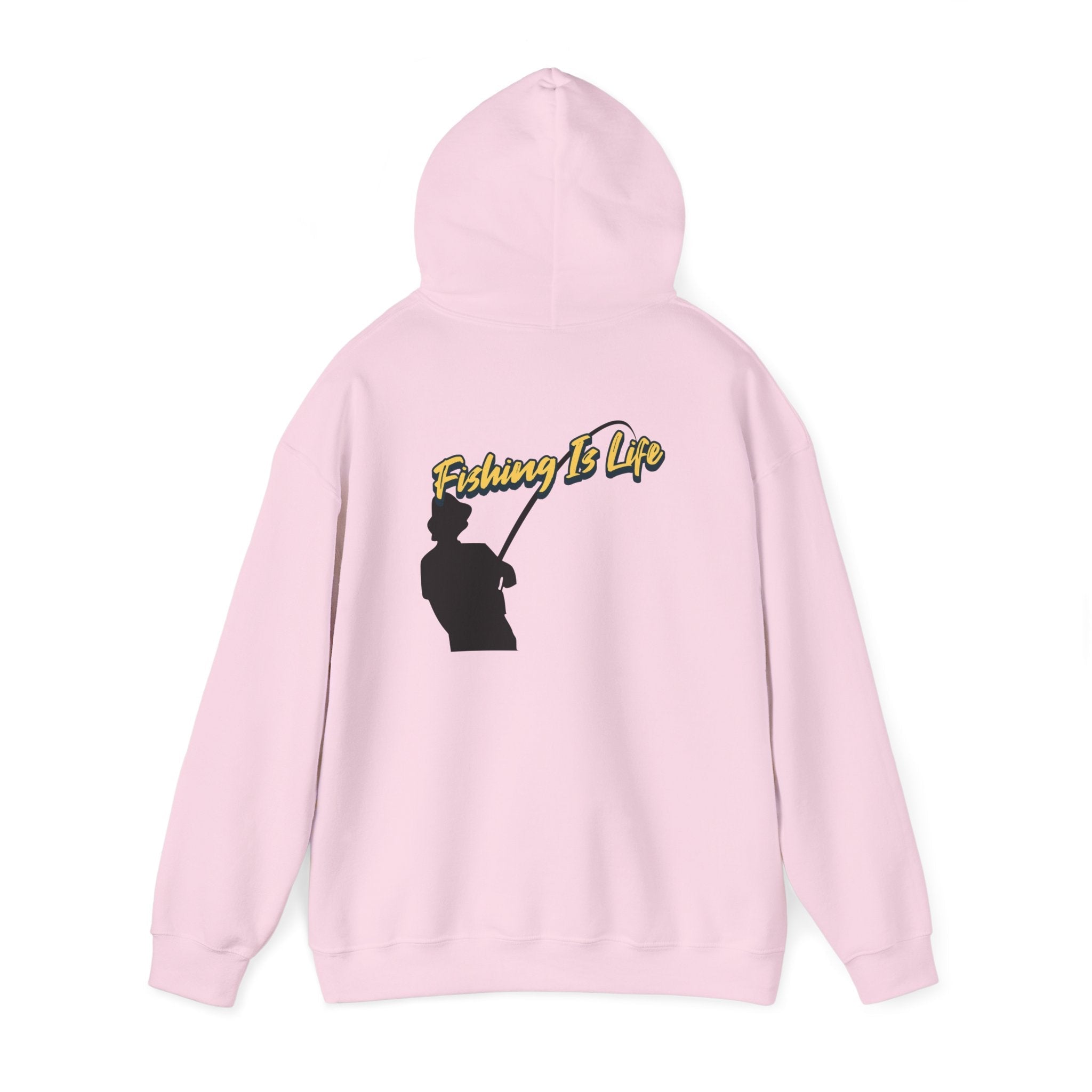 Fishing Is Life Hoodie - Unisex Heavy Blend Sweatshirt for Fishing Lovers - Get Tight Gear