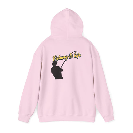 Fishing Is Life Hoodie - Unisex Heavy Blend Sweatshirt for Fishing Lovers - Get Tight Gear