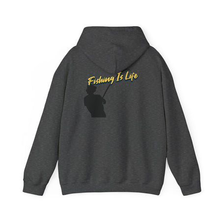 Fishing Is Life Hoodie - Unisex Heavy Blend Sweatshirt for Fishing Lovers - Get Tight Gear