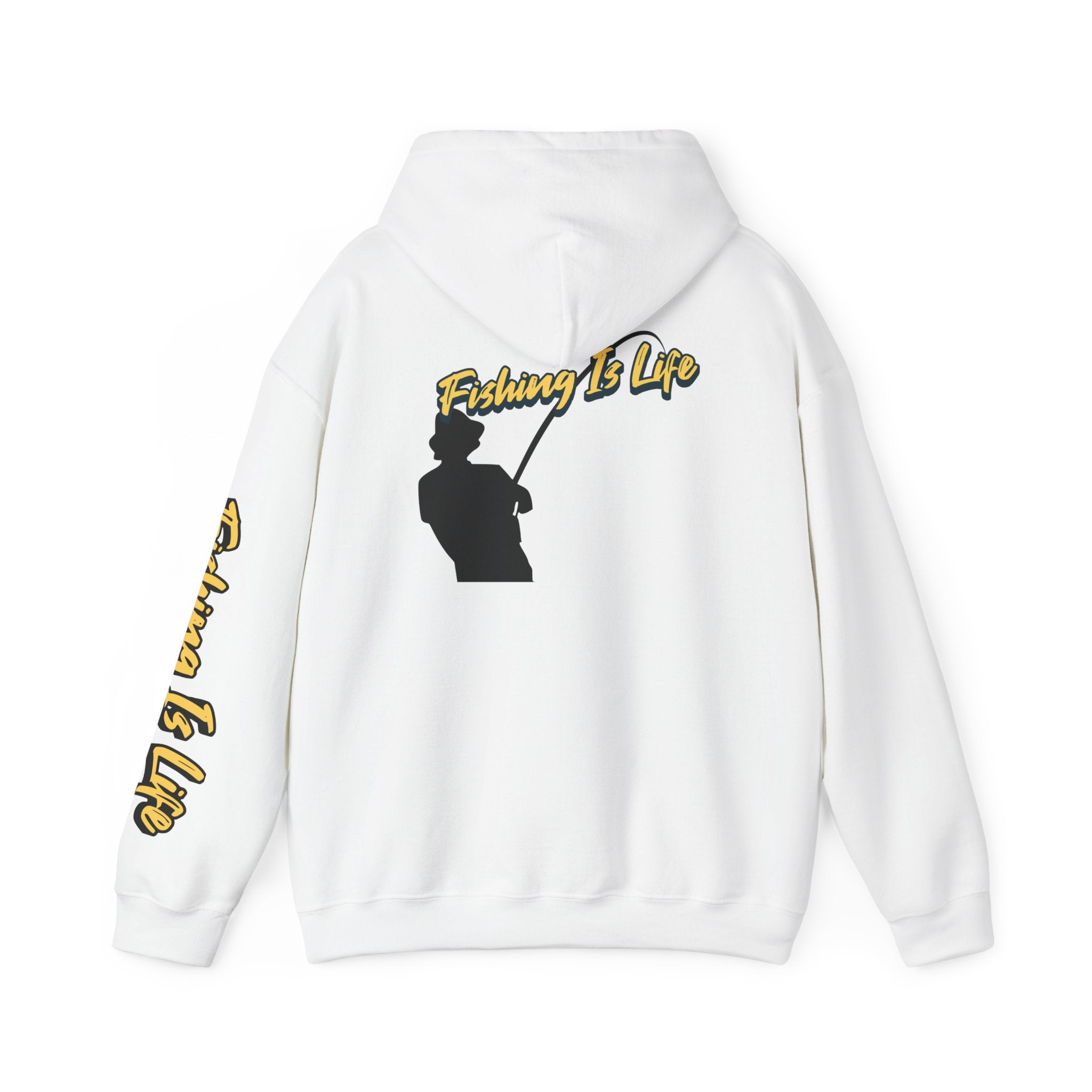 Fishing Is Life Hoodie - Unisex Heavy Blend Sweatshirt for Fishing Lovers - Get Tight Gear