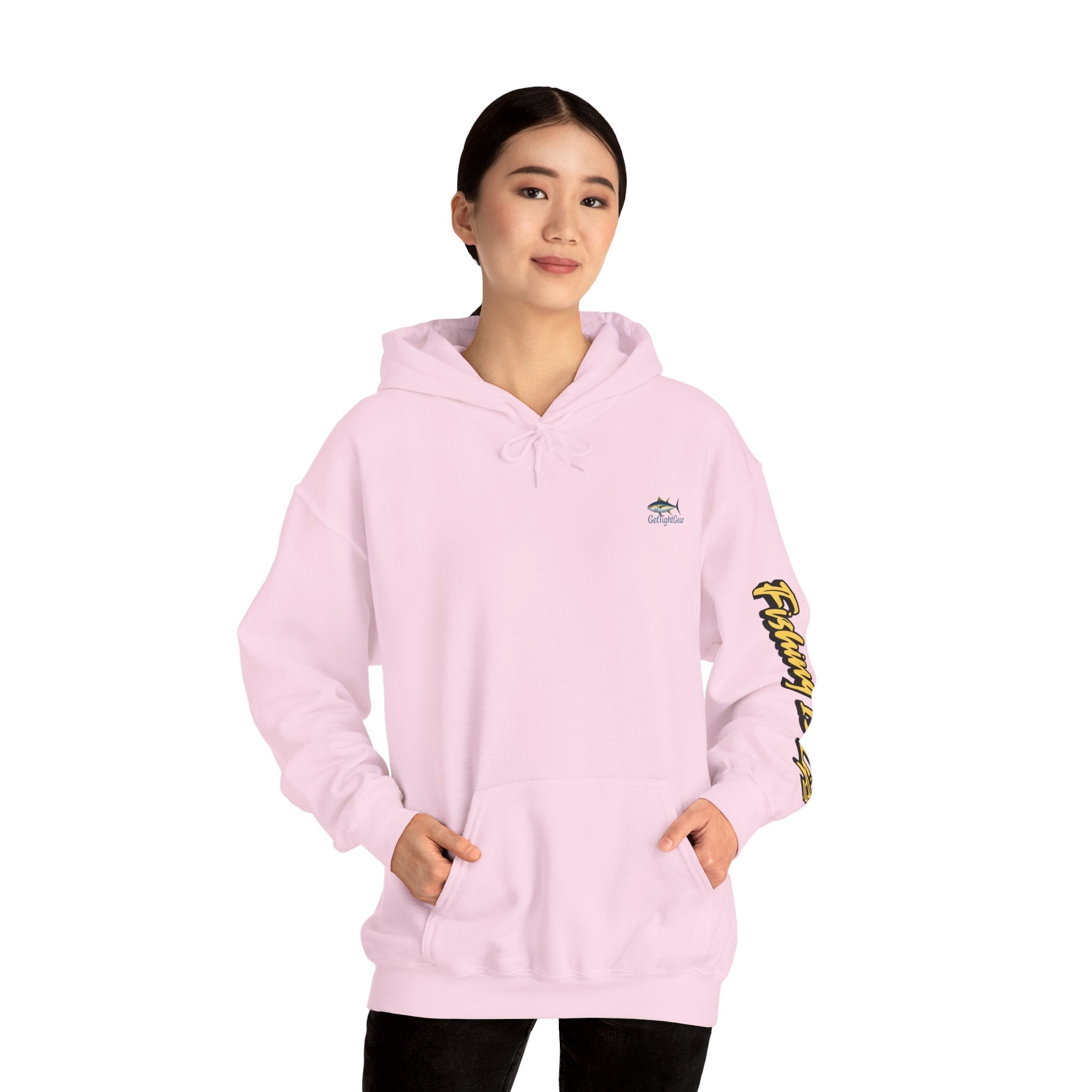 Fishing Is Life Hoodie - Unisex Heavy Blend Sweatshirt for Fishing Lovers - Get Tight Gear