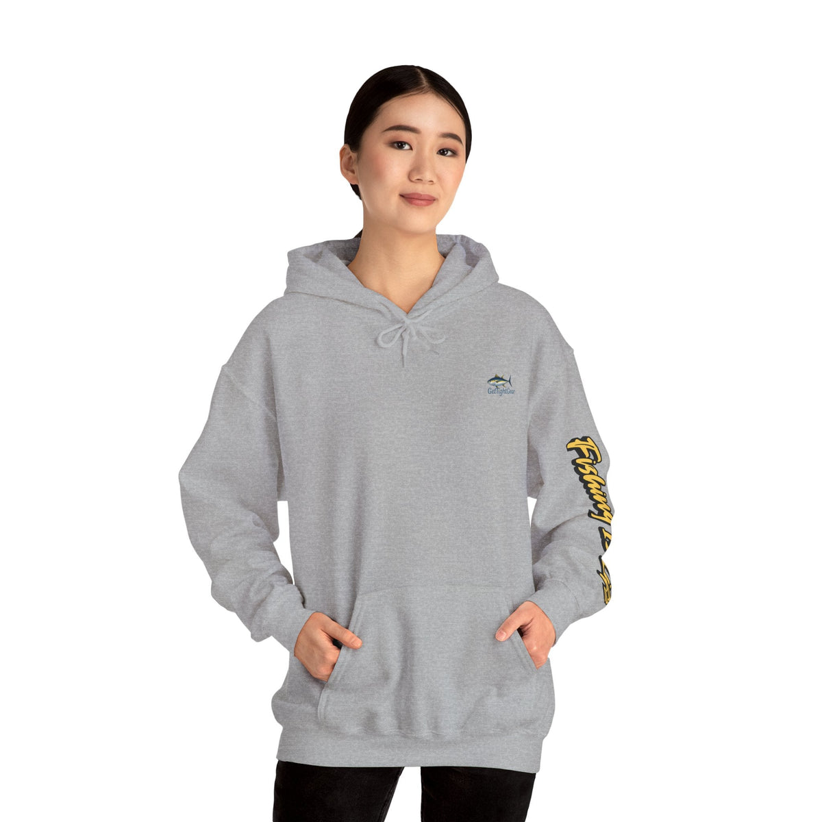 Fishing Is Life Hoodie - Unisex Heavy Blend Sweatshirt for Fishing Lovers - Get Tight Gear