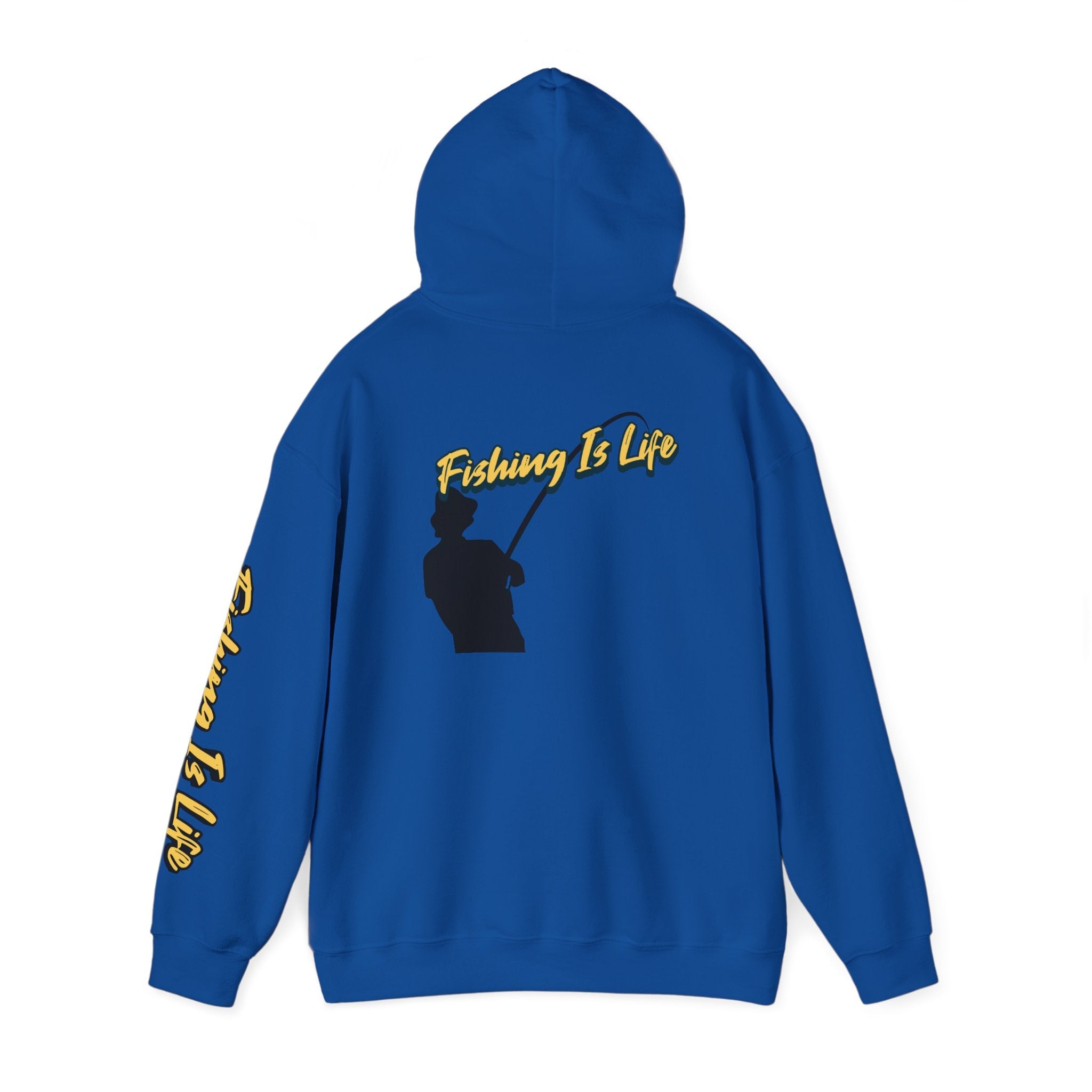 Fishing Is Life Hoodie - Unisex Heavy Blend Sweatshirt for Fishing Lovers - Get Tight Gear