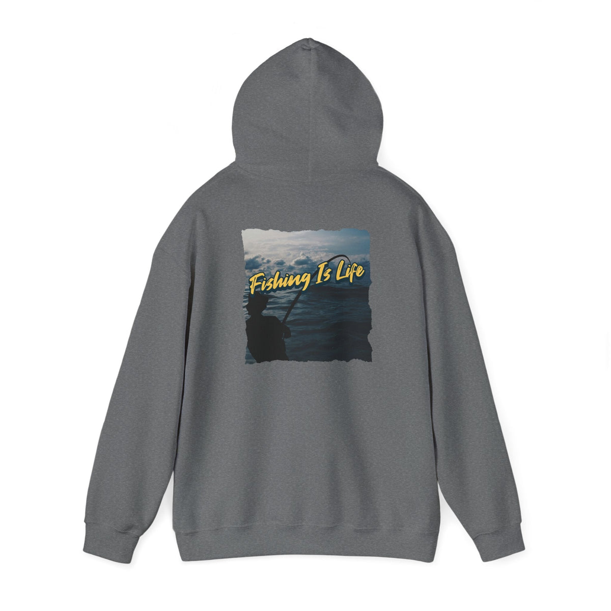 Fishing Is Life Hoodie - Unisex Heavy Blend Sweatshirt for Fishing Lovers - Get Tight Gear