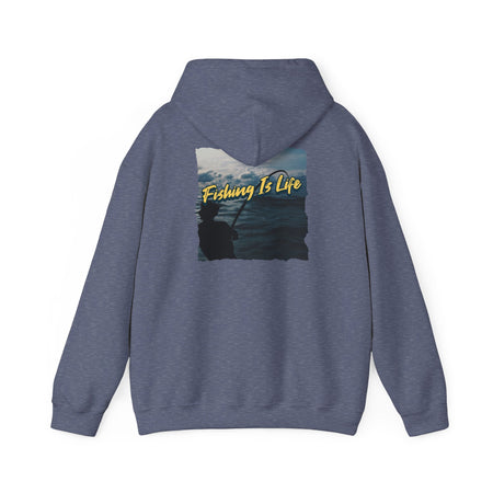 Fishing Is Life Hoodie - Unisex Heavy Blend Sweatshirt for Fishing Lovers - Get Tight Gear