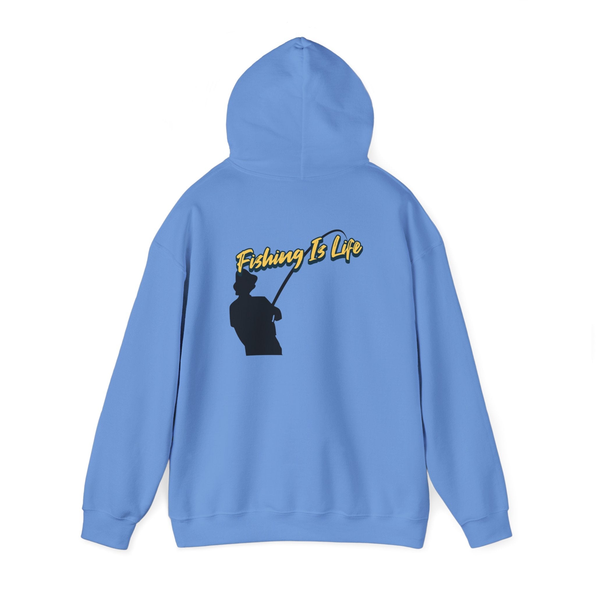 Fishing Is Life Hoodie - Unisex Heavy Blend Sweatshirt for Fishing Lovers - Get Tight Gear