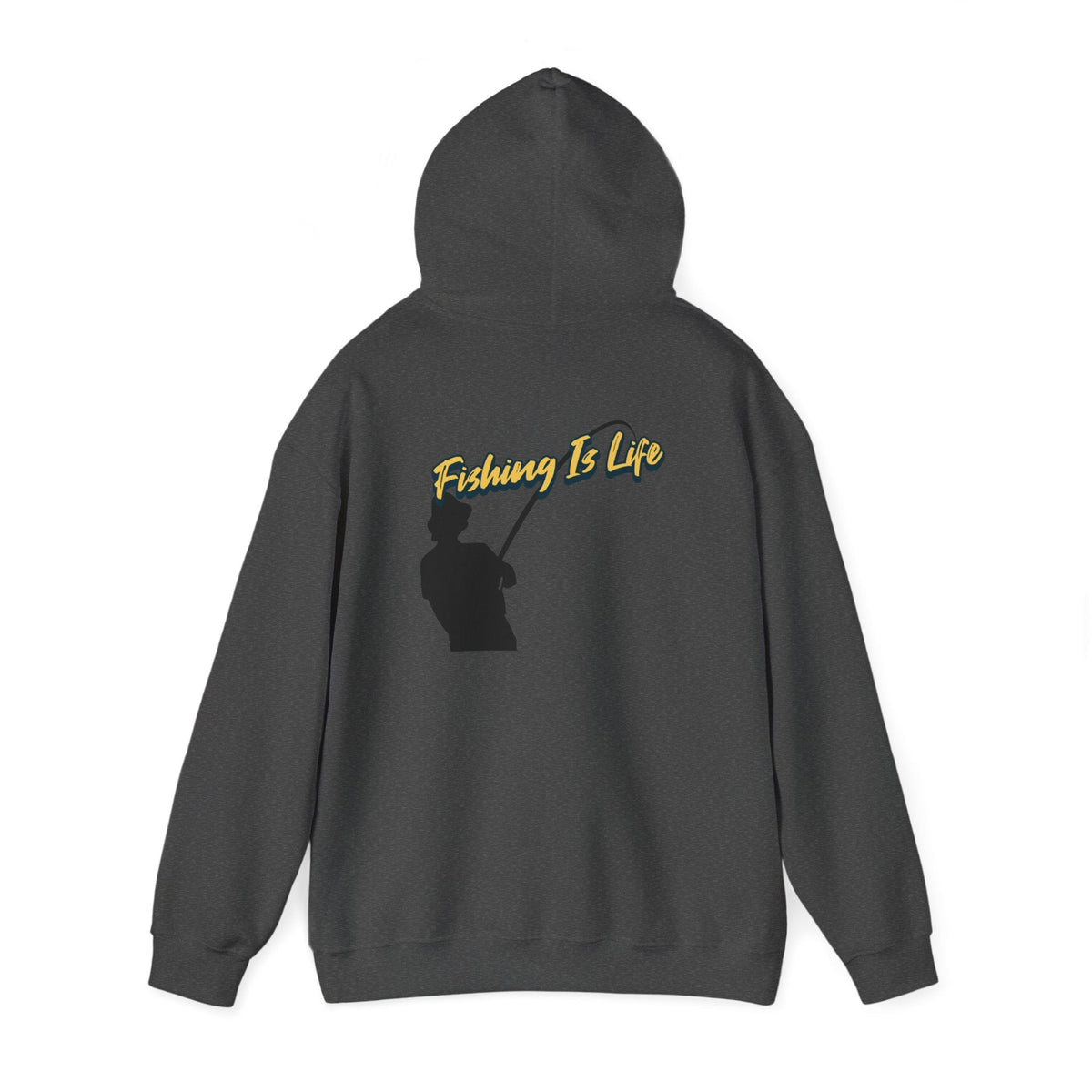 Fishing Is Life Hoodie - Unisex Heavy Blend Sweatshirt for Fishing Lovers - Get Tight Gear