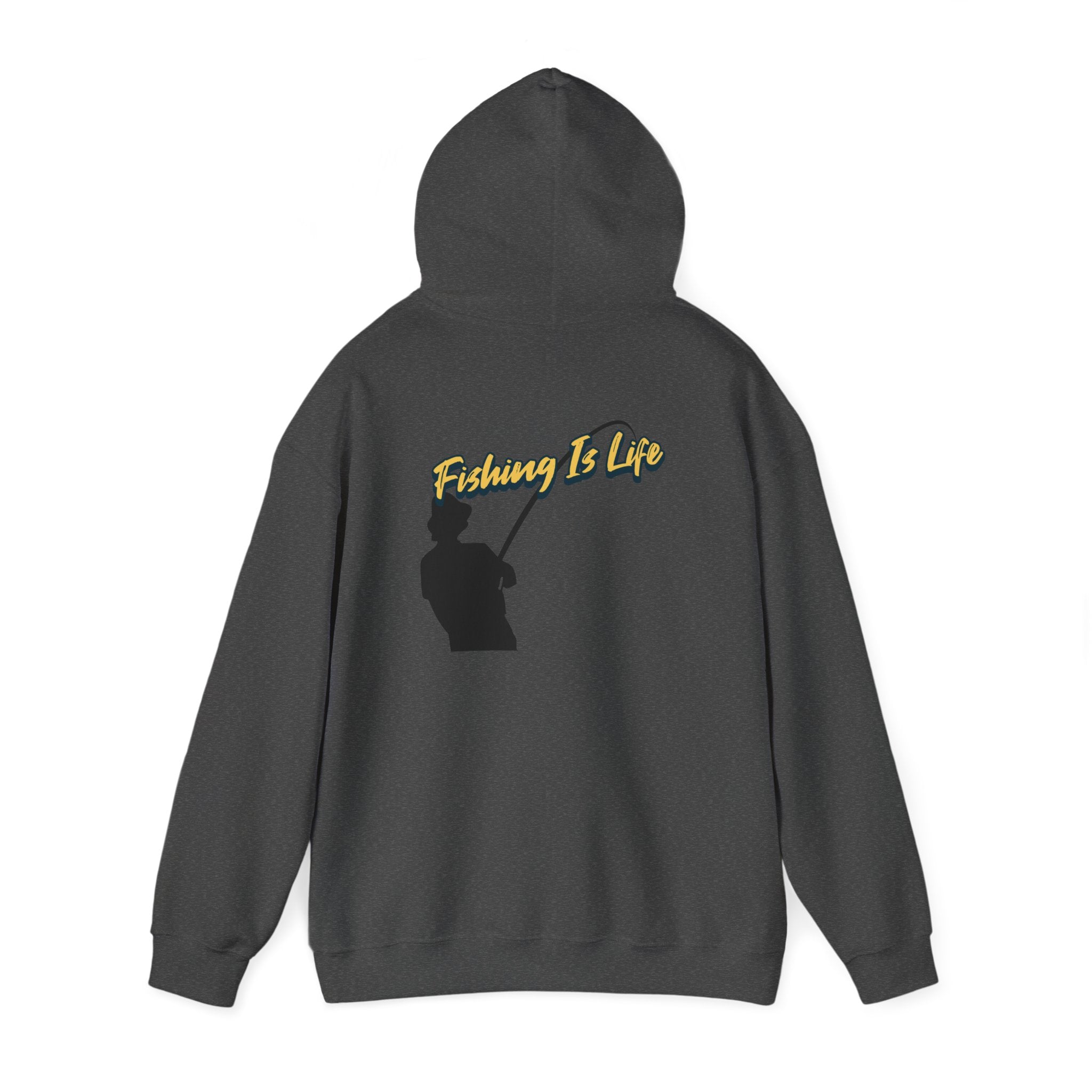 Fishing Is Life Hoodie - Unisex Heavy Blend Sweatshirt for Fishing Lovers - Get Tight Gear