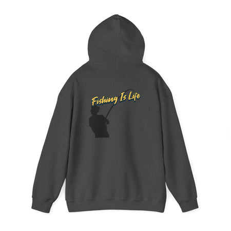 Fishing Is Life Hoodie - Unisex Heavy Blend Sweatshirt for Fishing Lovers - Get Tight Gear
