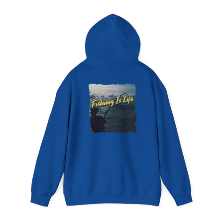 Fishing Is Life Hoodie - Unisex Heavy Blend Sweatshirt for Fishing Lovers - Get Tight Gear