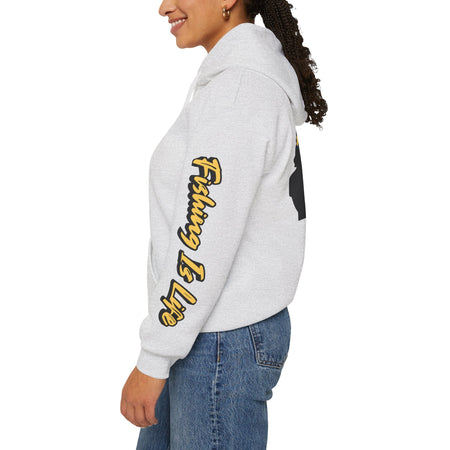 Fishing Is Life Hoodie - Unisex Heavy Blend Sweatshirt for Fishing Lovers - Get Tight Gear